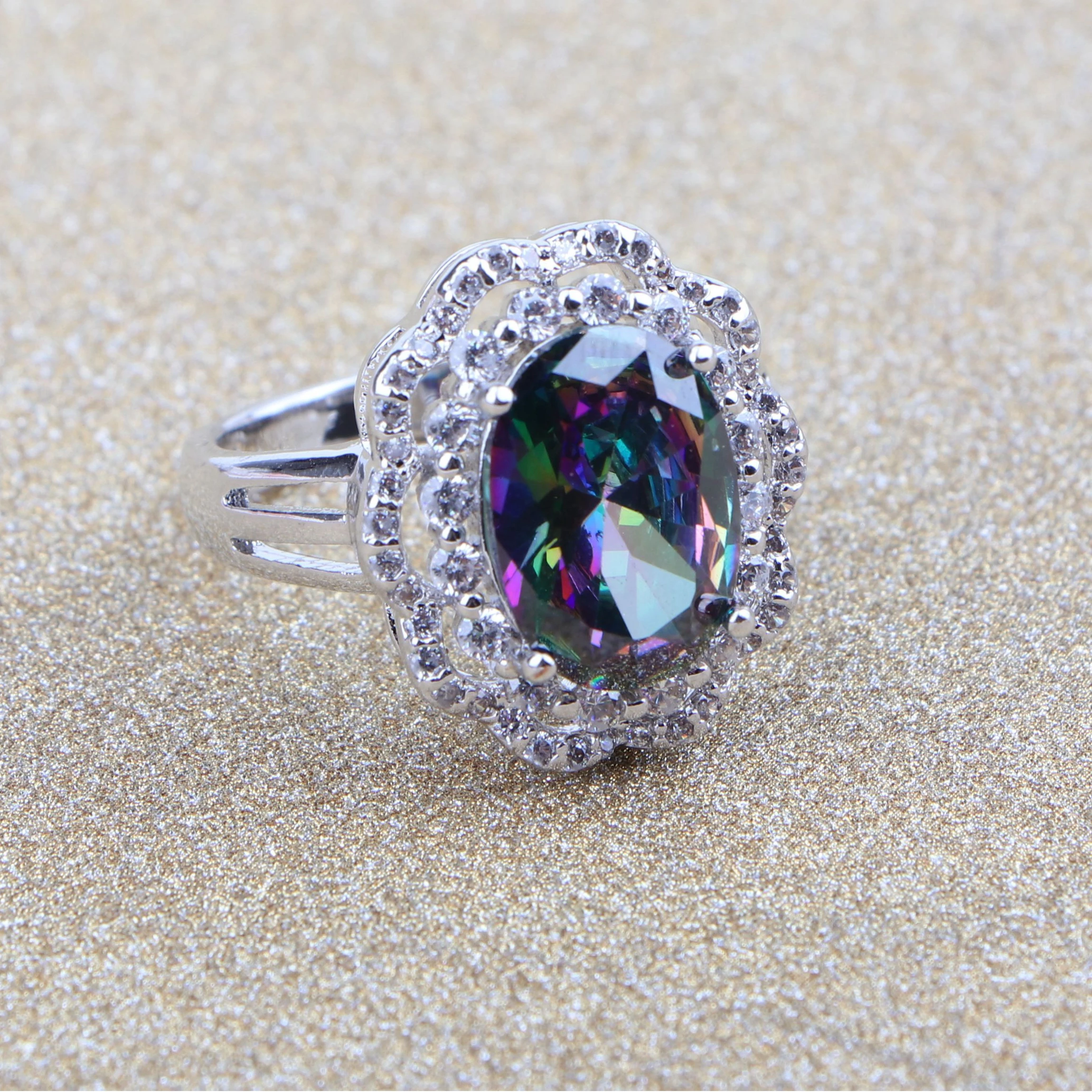 Женский ювелирный комплект из колье серёг и браслета серебра 925 пробы | Украшения