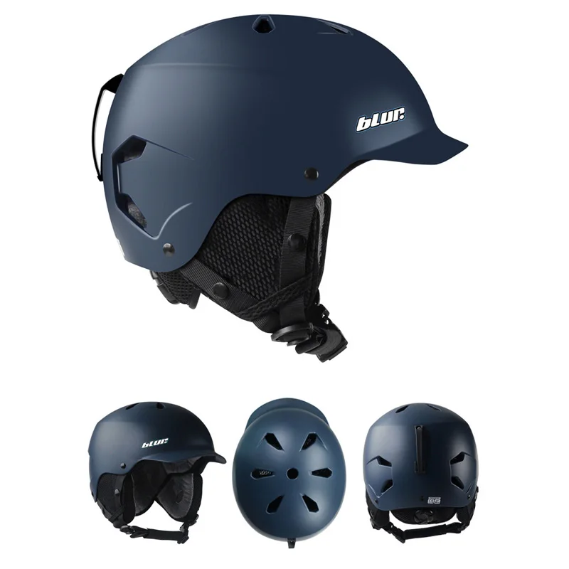 Шлем лыжный ультралегкий дышащий цельнолитой для сноуборда скейтборда взрослых