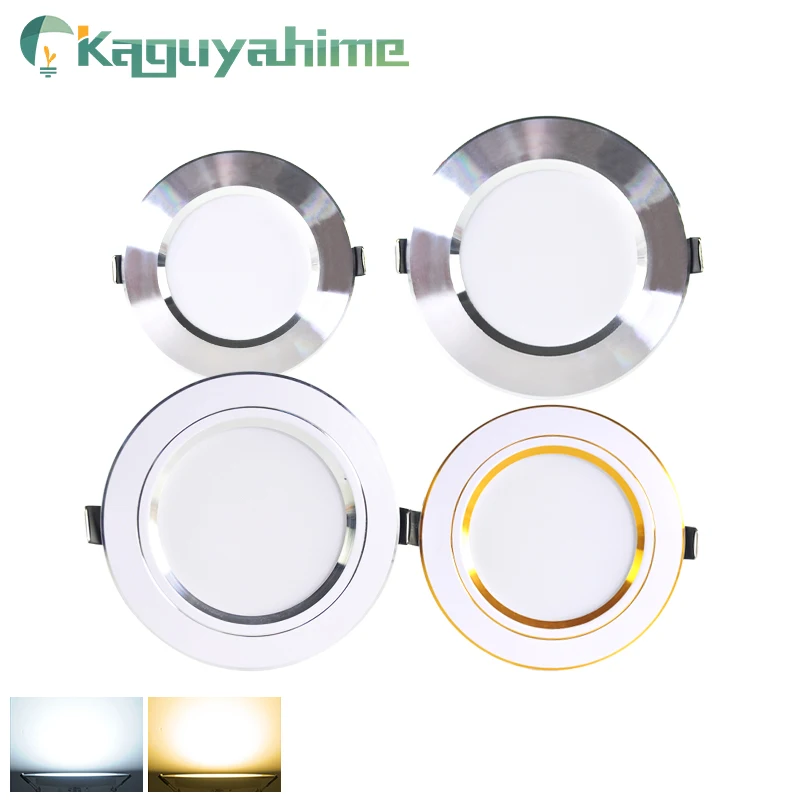 Светодиодный точечный светильник Kaguyahime 3 Вт 5 9 15 18 алюминиевая ультратонкая