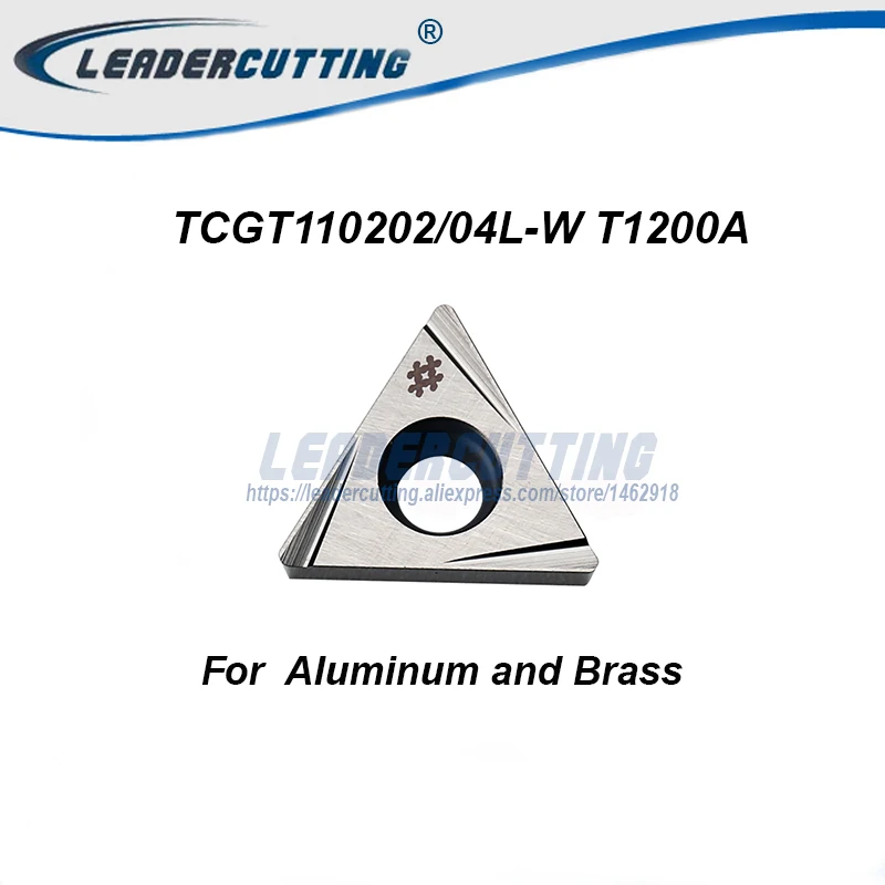 TCGT110202L W T1200 A Оригинальные Φ 10 шт режущие наконечники подходят для алюминия и