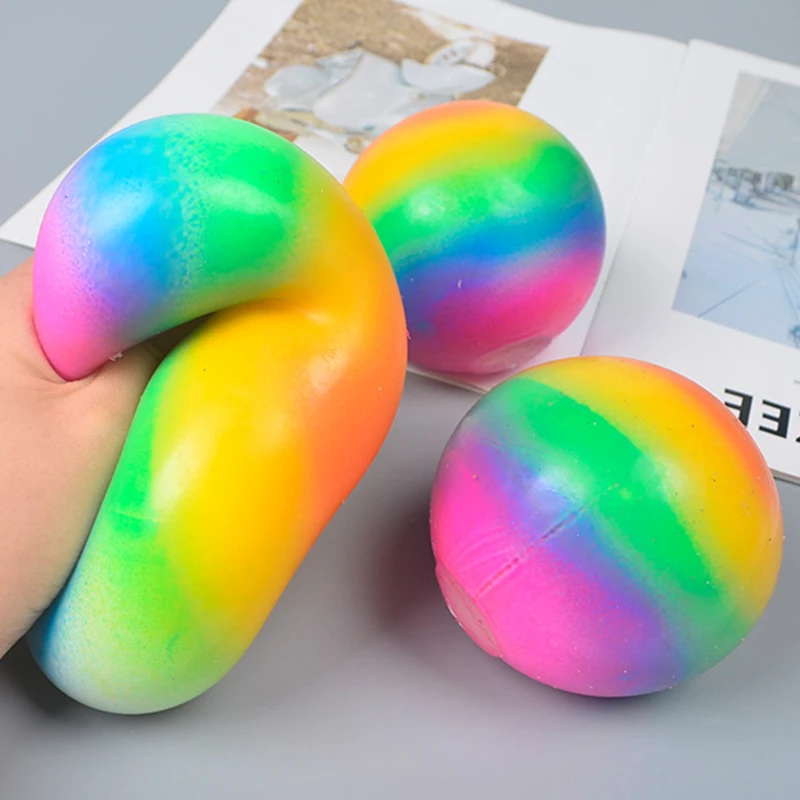 

Цветные шарики с вентиляционным отверстием, пресс для Дека, ионные игрушки, снимающие стресс мячи, ручные сжимаемые фиджеты, игрушки для дет...