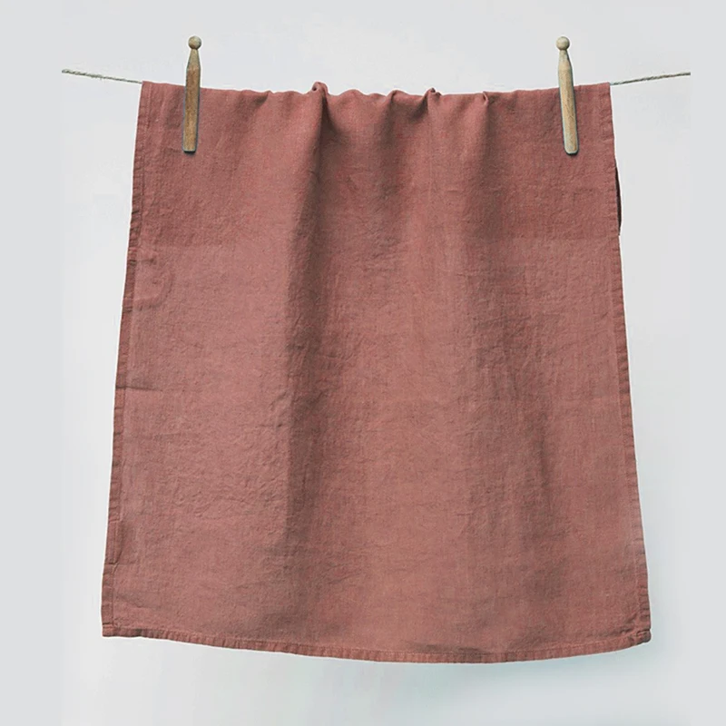 

45x45cm 100% LINEN Towl Antibacterial Antibacterial and Moisture Absorbing and Quick Drying Soft Breathable Green Fashion