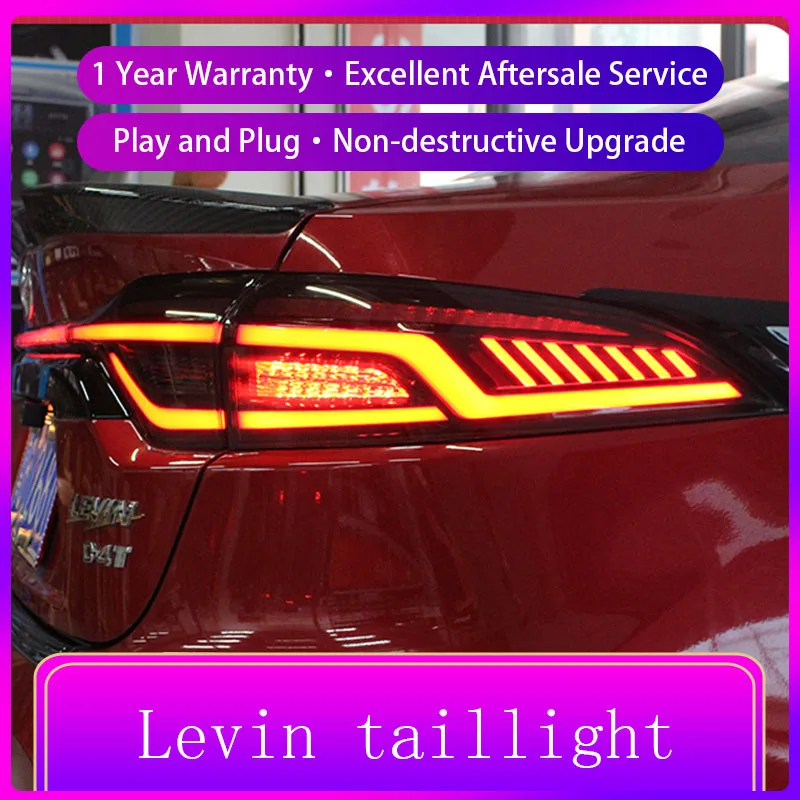 

2019-2020 для Toyota Levin задсветильник с динамическим поворотным сигналом + светодиодный фонарь