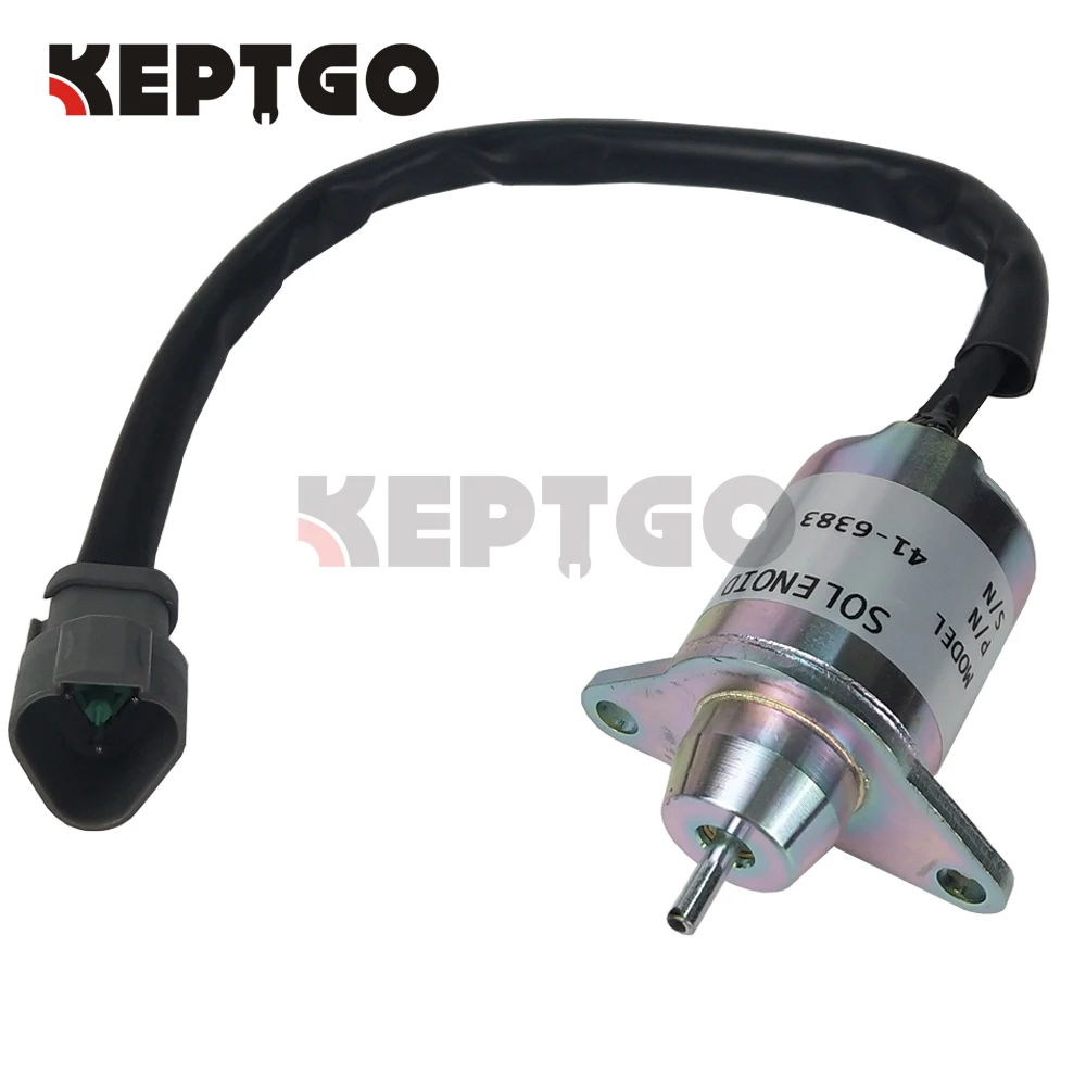 Соленоид отключения подачи топлива заменяет 12В для Yanmar Thermo King TK 41 6383 Новый 1503ES