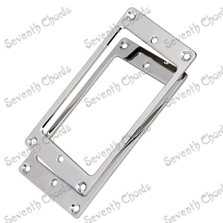 2 pcs metall flache elektrische gitarre humbucker pickup ring rahmen montage ring aus eisen 2mmx2mm chrome black gold free global shipping
