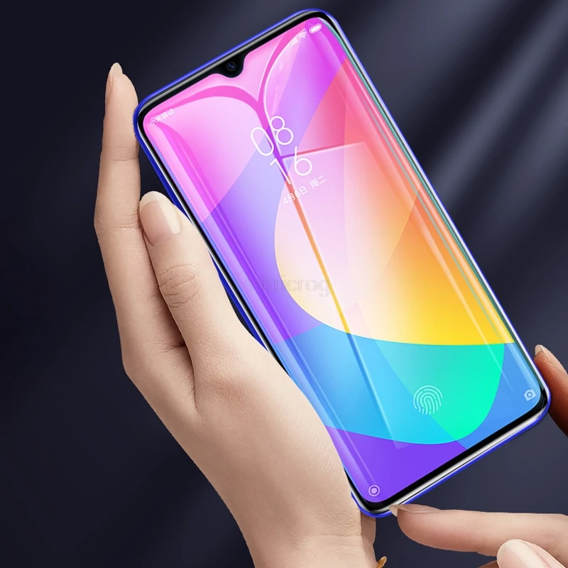 УФ Жидкий Клей закаленное стекло для Xiaomi Mi CC9 Pro Note 10 Полное покрытие защита экрана