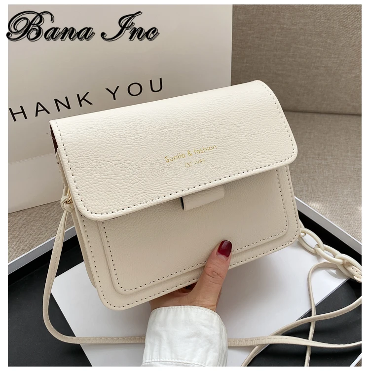 

Contrast Color Female Bag 2021 New Messenger Bag Ladies Shoulder Bag Luxury Designer Messenger Bag Fashion Small Square Bag