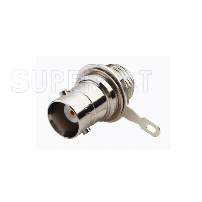 Superbat BNC-MCX адаптер BNC Female к MCX Jack перегородка с гайкой прямой RF коаксиальный разъем |