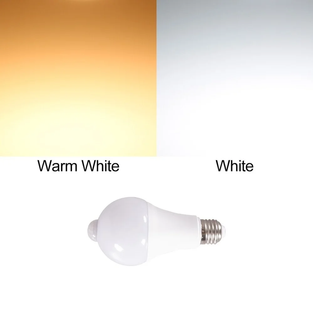Aswesaw LED Night Light W9 W12 W15 E27 Universal Safety Saving Energy Automatic ON/OFF Bulbs PIR Decor Ampoule | Освещение