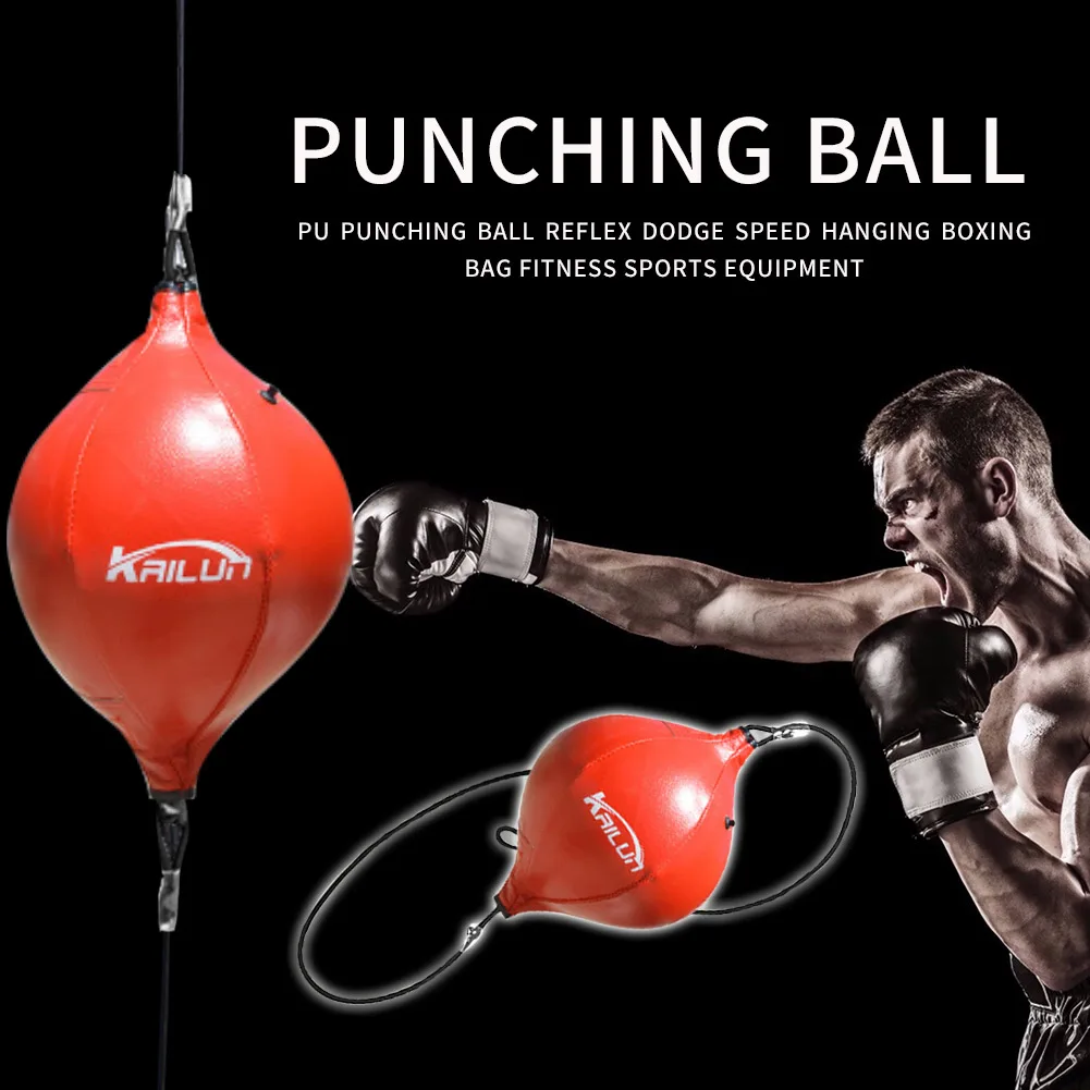 

PU Punching Ball Reflex Dodge Speed Hanging Boxing Bag Fitness Sports Equipment for Indoor Exercise Sport Ornaments
