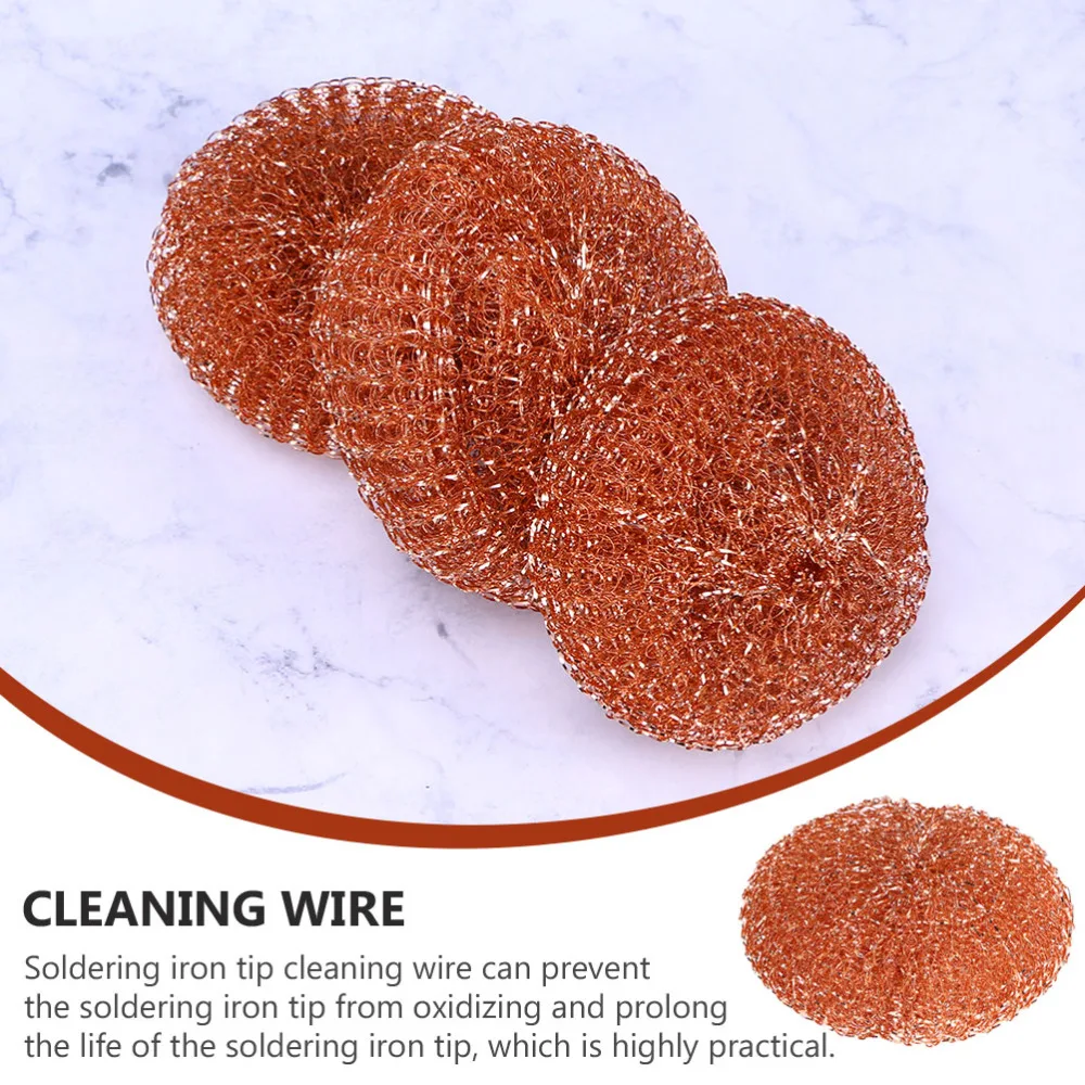 

12pcs Wire-type Soldering Tip Cleaner Brass Cleaning Wire Cleaning Tools