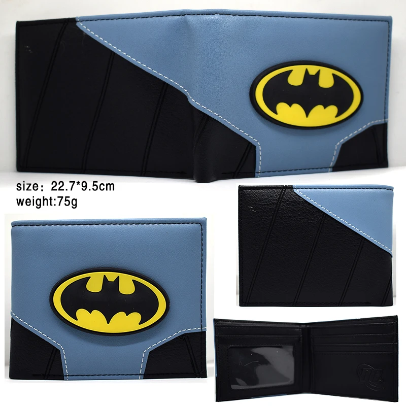 Новый дизайнерский бумажник Супермена Бэтмен бумажники с логотипом мультфильма