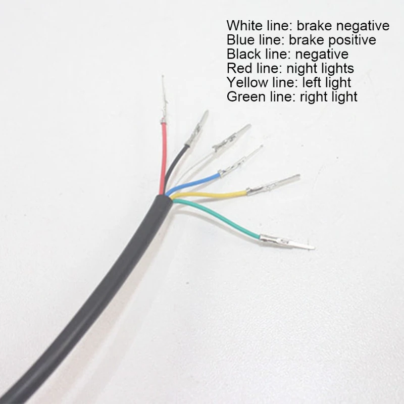 

High Brightness Electric Bike Tail Light Folding Car Cycling Brake Warning Lamp Outdoor Safety Modification Bicycle Taillight