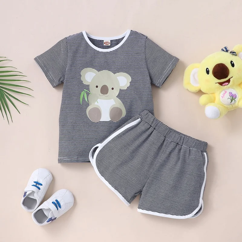 

2 шт./комплект, футболка с коротким рукавом и шорты