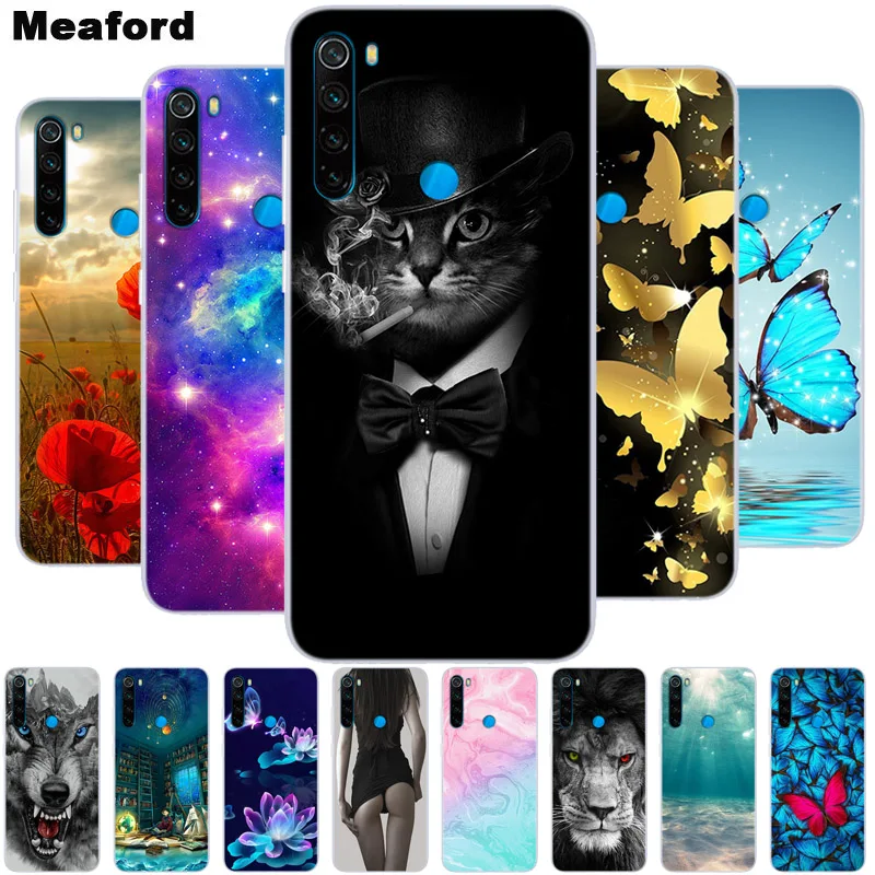 for xiaomi redmi note 8 case silicon back cover phone case for xiaomi redmi note 8 pro soft case redmi note 8t 8 t bumper coque free global shipping