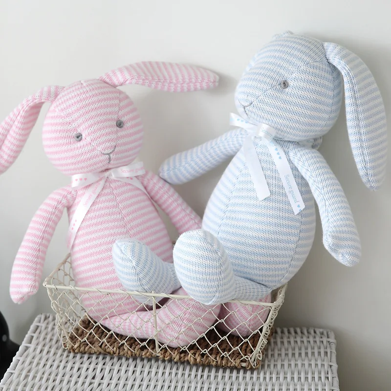 

New 38cm Knitting Cotton Rope Wool Plush Nano Doll Comfort Toy Cute Love Gift For Girls Stuffed Animals Elephant Bears Kawai