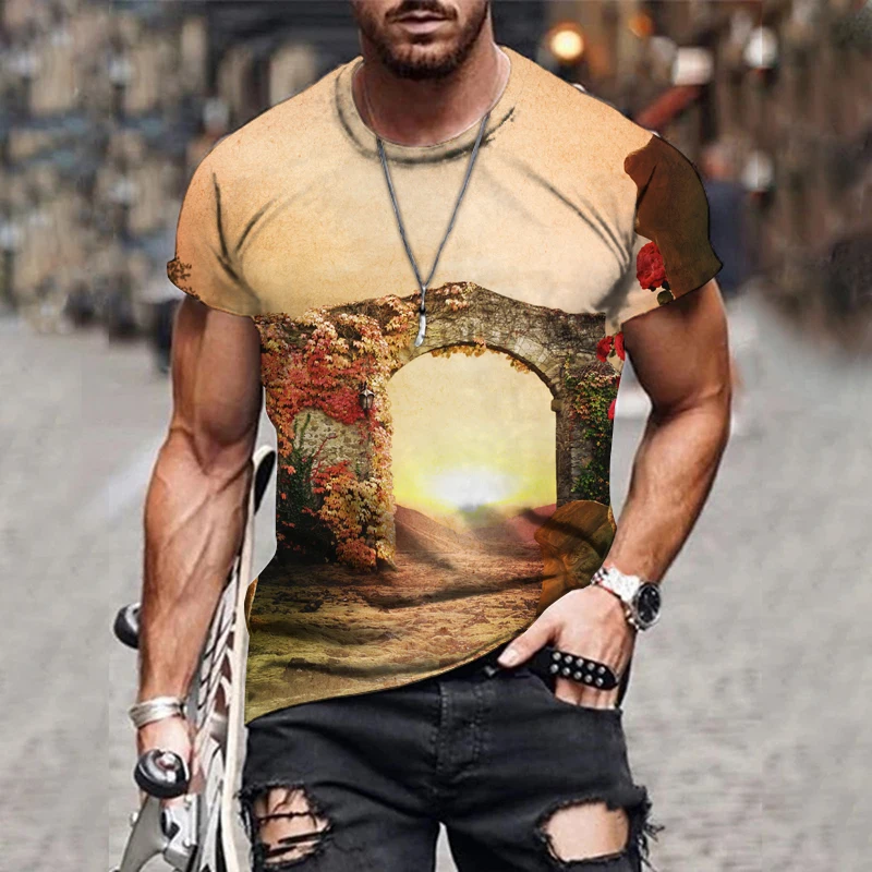 

Tshirt Mens Fashion Gothic Style Punk male Casual Short Sleeve Tops T-shirt Camiseta Mujer Poleras Top men's Harajuku T Shirt