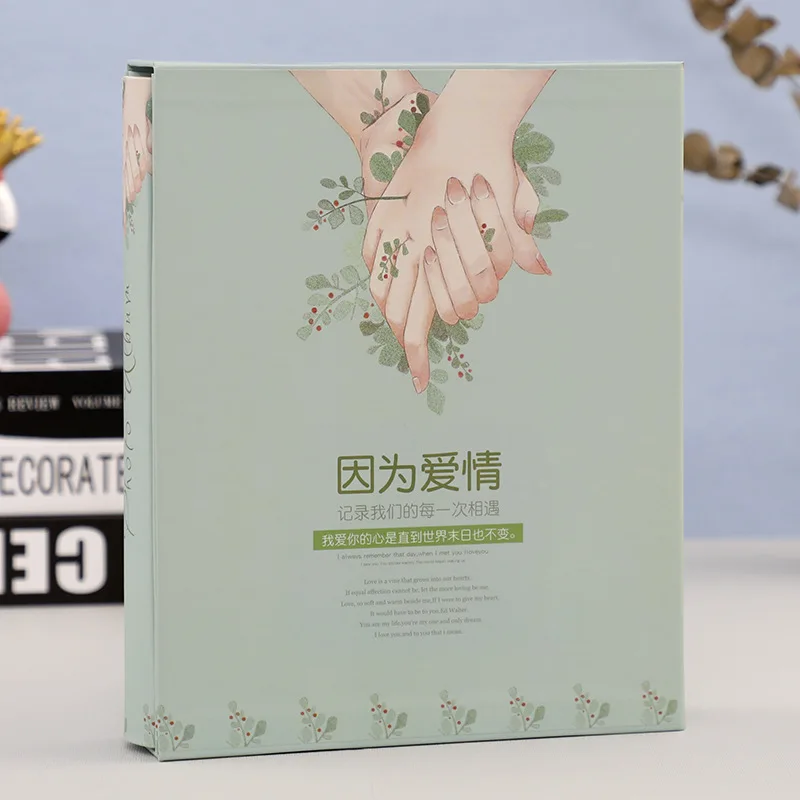 

6-Inch 200 Cartoon Photo Album Baby Growth Commemorative Booklet Boxed Creative Interleaf Type Baby Photo Album Scrapbook Gift