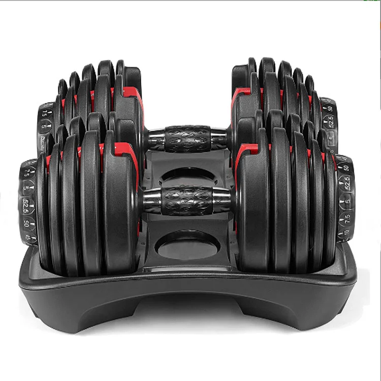 

Adjustable Dumbbell 24kg Dumbbell Rubberized Dumbbell BodybuildingTraining Home Adjustble Dumbbell Gym Equipment Weight Lifting