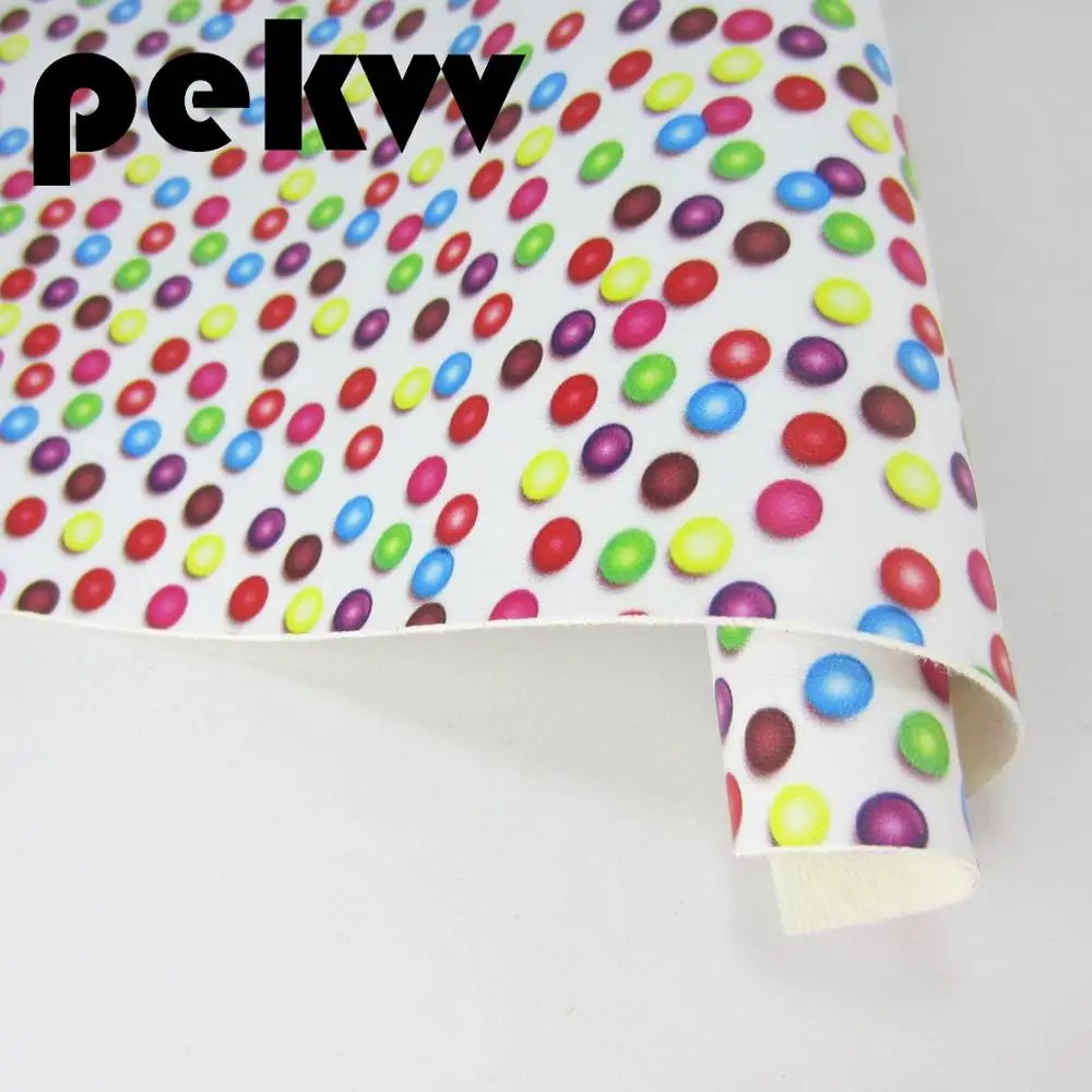 PR028 Stars Printed Faux Leather stars dots plaid For DIY bows Accessories crafts projects A4 Sheet 8"x11.8" PR010 - Color: PR028