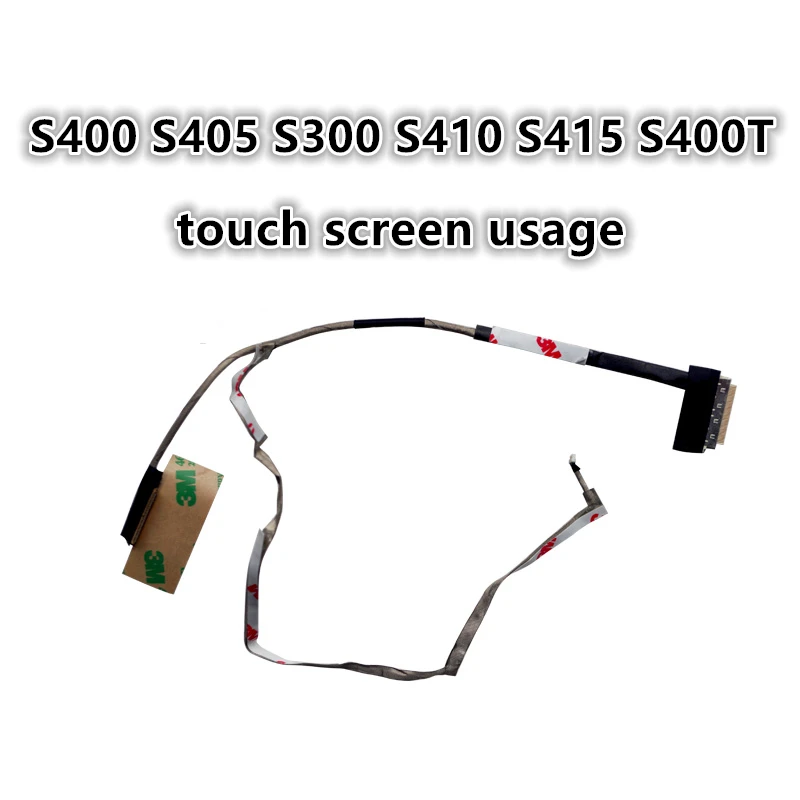 

New Laptop LCD LED LVDS Video Screen Display Flex wire Cable For Lenovo S400 S405 S300 S410 S415 S400T touch screen usage