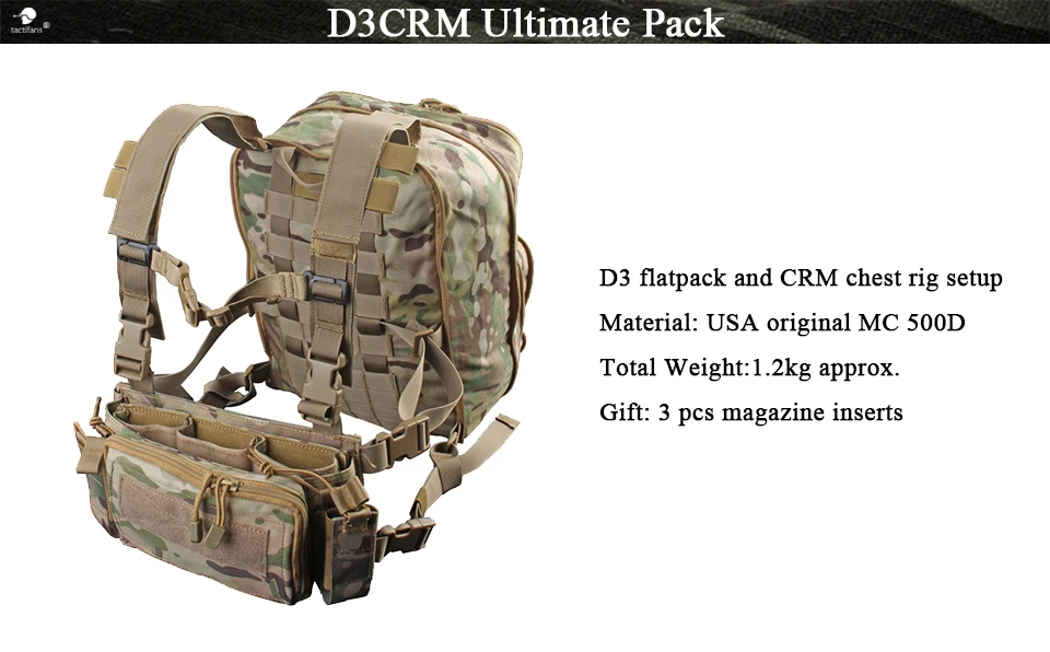 Рюкзак Flatpack D3 Plus, гидратационный нагрудный жилет, бронежилет, винтовка AK M4, вешалка, подсумок для живота, походная, Охотничья, армейская сумка унисекс