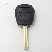 riooak 5pcslot 2 button ignition car key shell fob blank for suzuki swift vitara ciaz for isuzu d max with logo toy43 blade