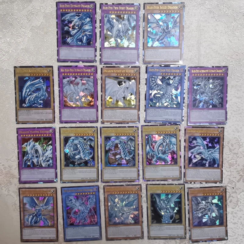 72PCS Yu Gi Oh Japanese Anime English Card Wing Dragon Giant Soldier Sky Flash Children's toys birthday gifts - купить по