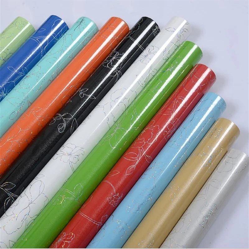 

Modern solid color self-adhesive wallpaper Kitchen cabinet bathroom dormitory waterproof and anti-fouling and moisture-proof
