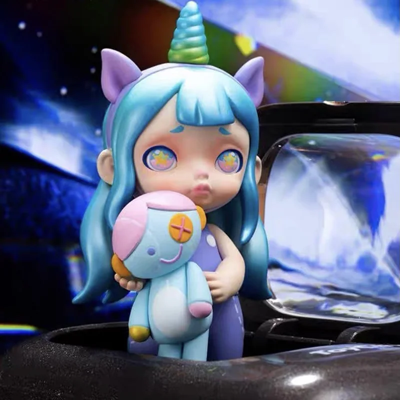 

Blind Box Laura Space Capsule Lara Pajama Party Series Anime Surprise Box Original Action Figure Model Gift Toys Collection