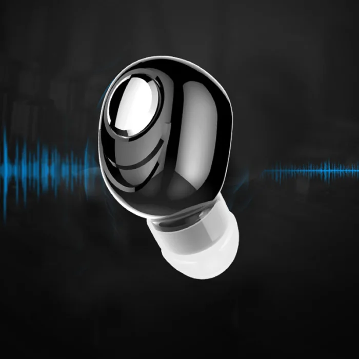 Беспроводная Bluetooth 5,0 одиночная гарнитура наушники CVC8.0 Цифровое шумоподавление водонепроницаемый анти-пот скрытый наушник