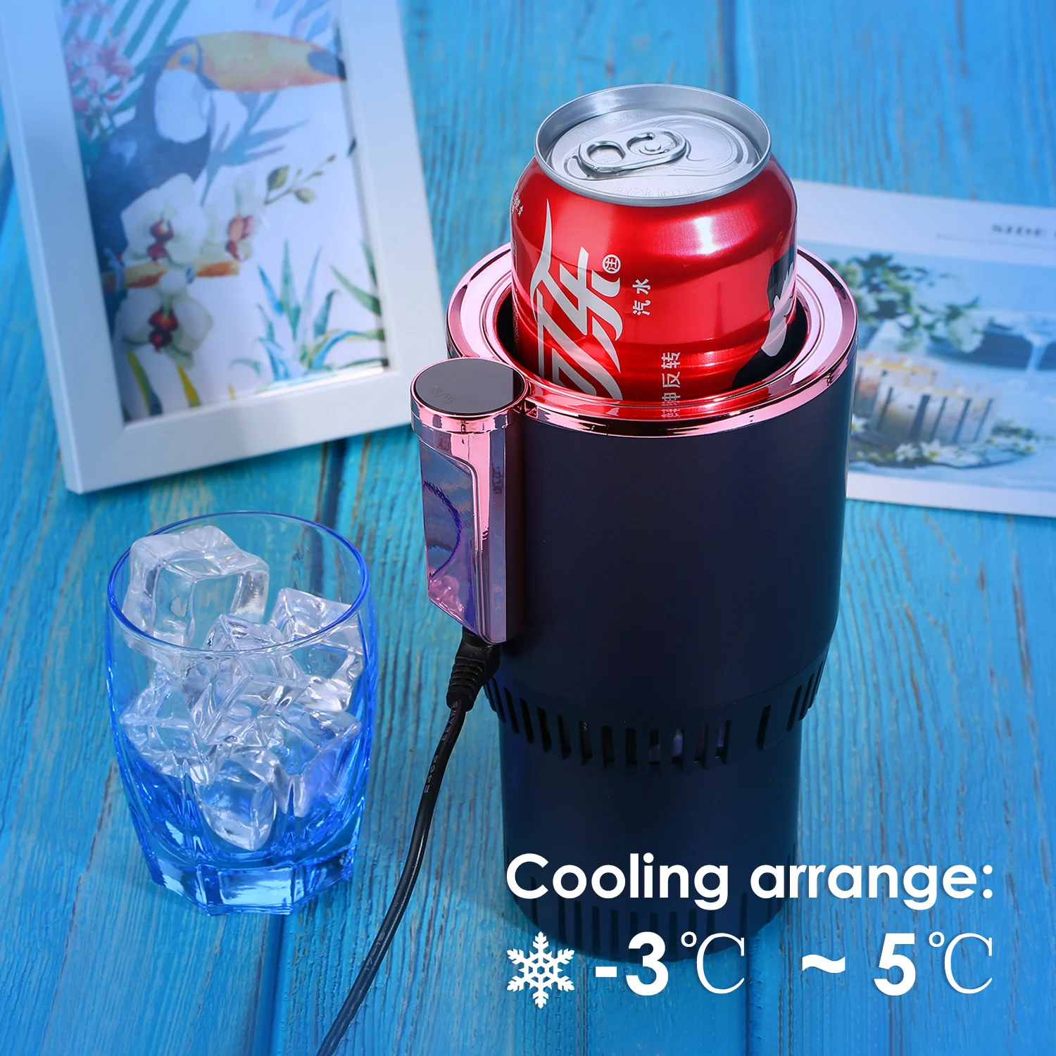 Умная Автомобильная чашка 2 в 1 подогреватель и кулер электрический нагреватель