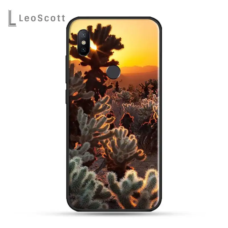 

Plants in the desert cactus Phone Case For Xiaomi Redmi note 7 8 9 t k30 max3 9 s 10 pro lite