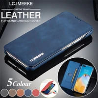 leather flip magnetic case samsung a21s a31 a41 a51 a71 a50 a70 s20 ultra s10 e s9 s8 note 20 plus s7 edge flip card phone cover