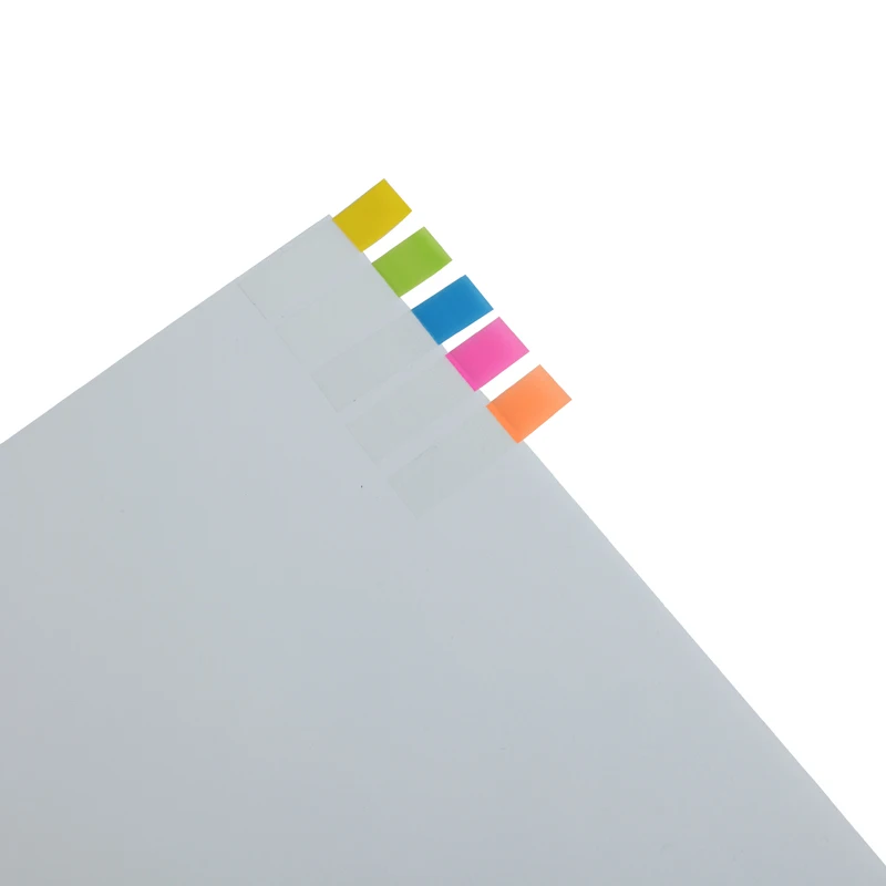 Блокноты для заметок Comix D6018 Easy Tab Notes Stick Color ful прозрачный голый 76x101 мм цвет ассорти