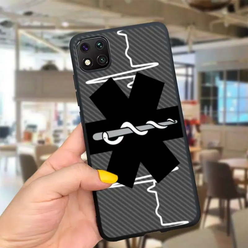 

ZFGHSHYQ EMT EMS Medical Rescue For Phone Cases For Redmi 5plus 5 6 7 8 7A 8A 9 Note 2 4 5 6 7 Note 8 9pro 8t