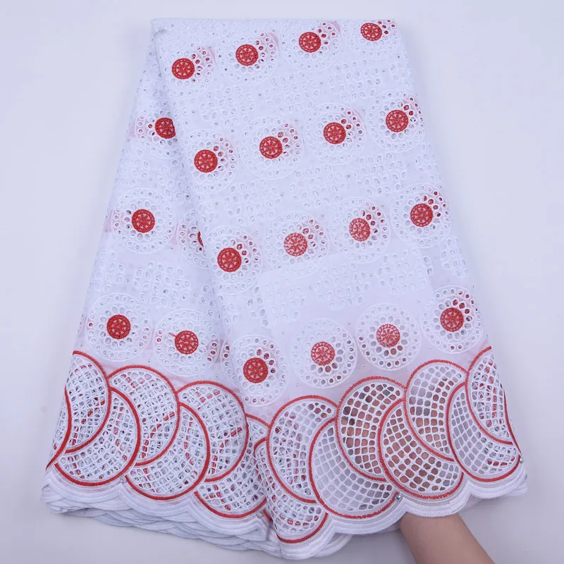 Хлопчатобумажная африканская кружевная ткань черная швейцарская вуаль 2019