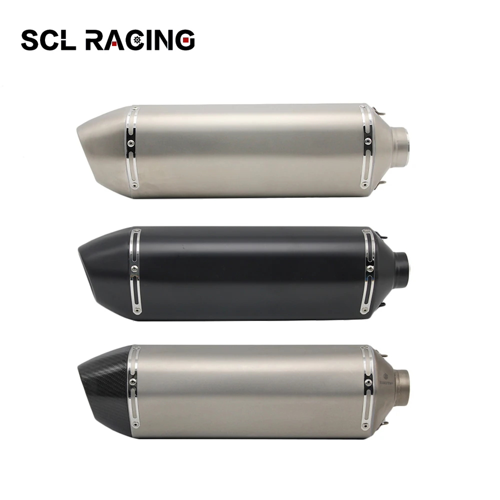 Alconstar Racing 490 мм универсальный глушитель выхлопной трубы мотоцикла без шнуровки