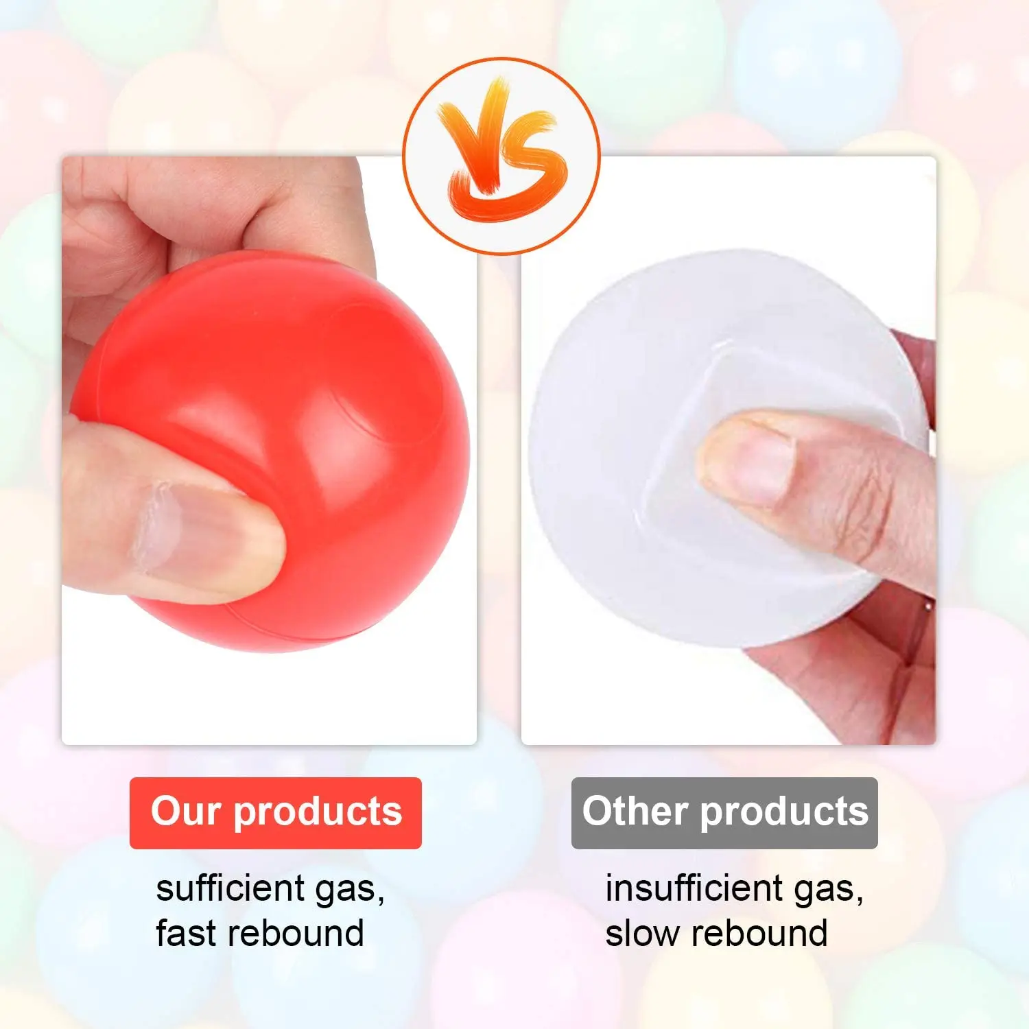 Safety Children Balls Baby Dry Pool Toys Colorful Eco-Friendly Kids Playpen Swim Water Ball Child Game Stress Air | Игрушки и хобби