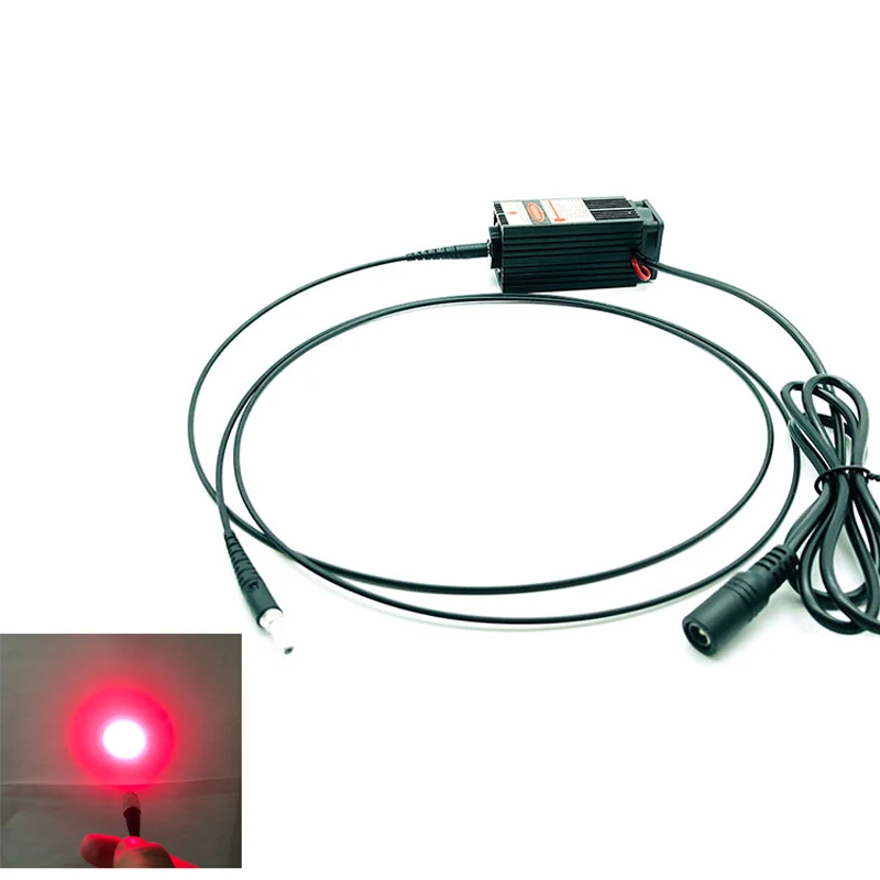 

638nm 300mW 500mW 1W Red Dot Fiber Coupled Laser Laser Small Volume Laser Light
