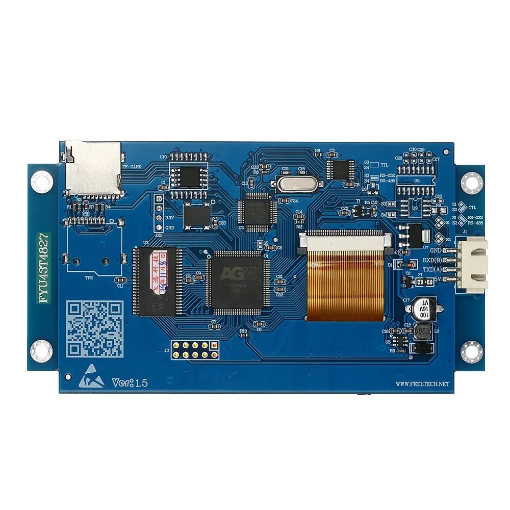 4.3&quot Serial Port Color LCD Module Enhanced HMI Intelligent Smart USART Touch TFT Display Panel | Инструменты