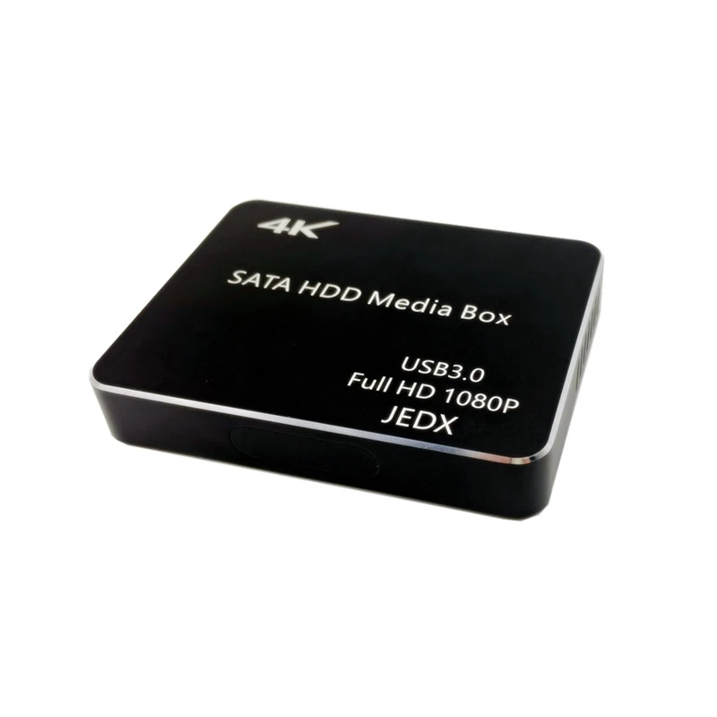 Медиабокс для жесткого диска 2 5 дюйма 4K SATA проигрыватель U диск TF карта видеоплеер