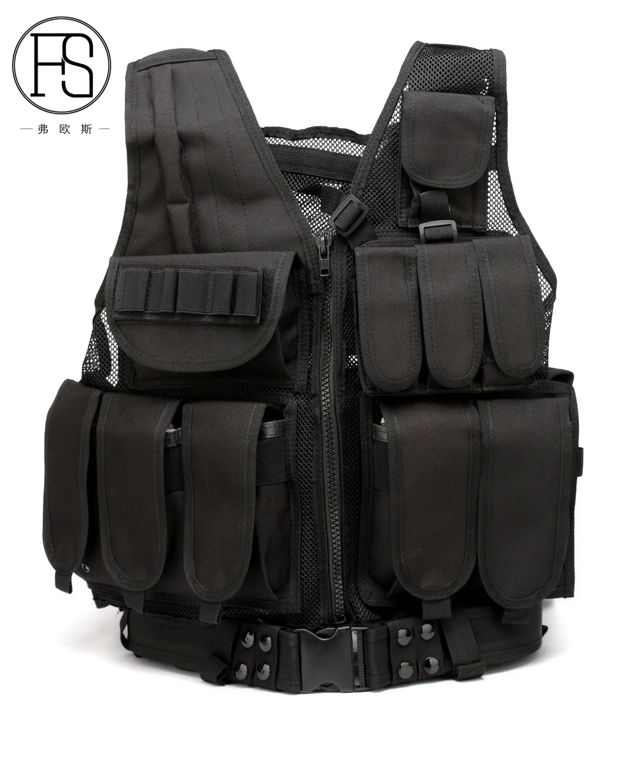 

Airsoft Military Body Armor Tactical Gear Molle Combat Plate Carrier CS Outdoor Hunting Multi-pocket Belt Vest