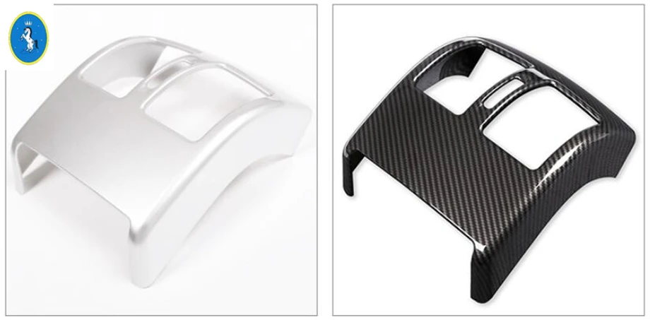 Yimaautotrim подходит для Mercedes Benz C Class W204 2010-2013 ABS подлокотник коробка задний Кондиционер AC вентиляционное отверстие крышка выхода отделка