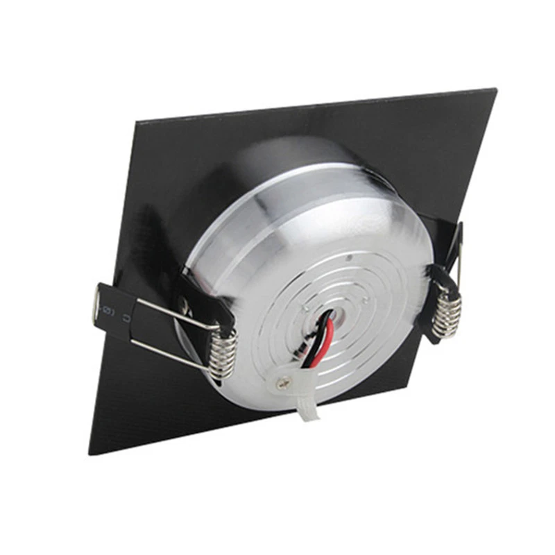 

LED square downlight 3W 5W 7W 12W silver white black 220V LED downlight for kitchen/home/office indoor lighting
