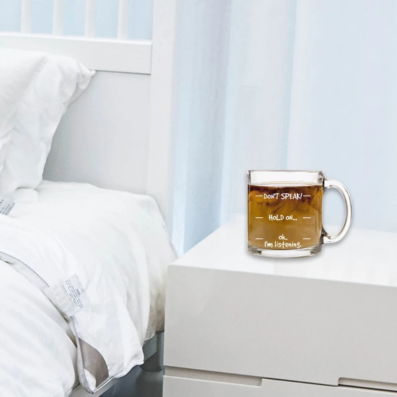 Не говори! Забавная кофейная кружка-крутая Новинка подарок на день рождения для