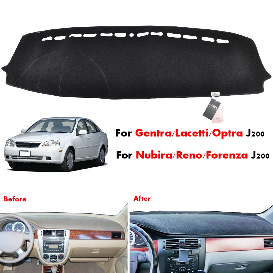 Автомобильный коврик для приборной панели Daewoo Gentra Nubira Chevrolet Lacetti Optra J200 (LHD)