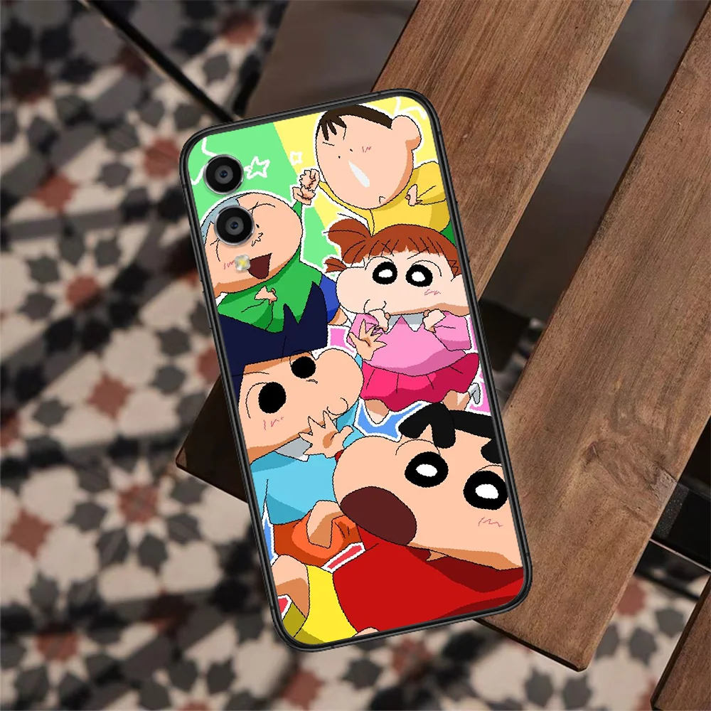 

Crayon Shins-chans Anime Phone Case For HUAWEI Honor 7 8 A 9 X Mate 10 i 20 V 40 Lite Pro Y7 2019 black Funda Tpu Shell Silicone