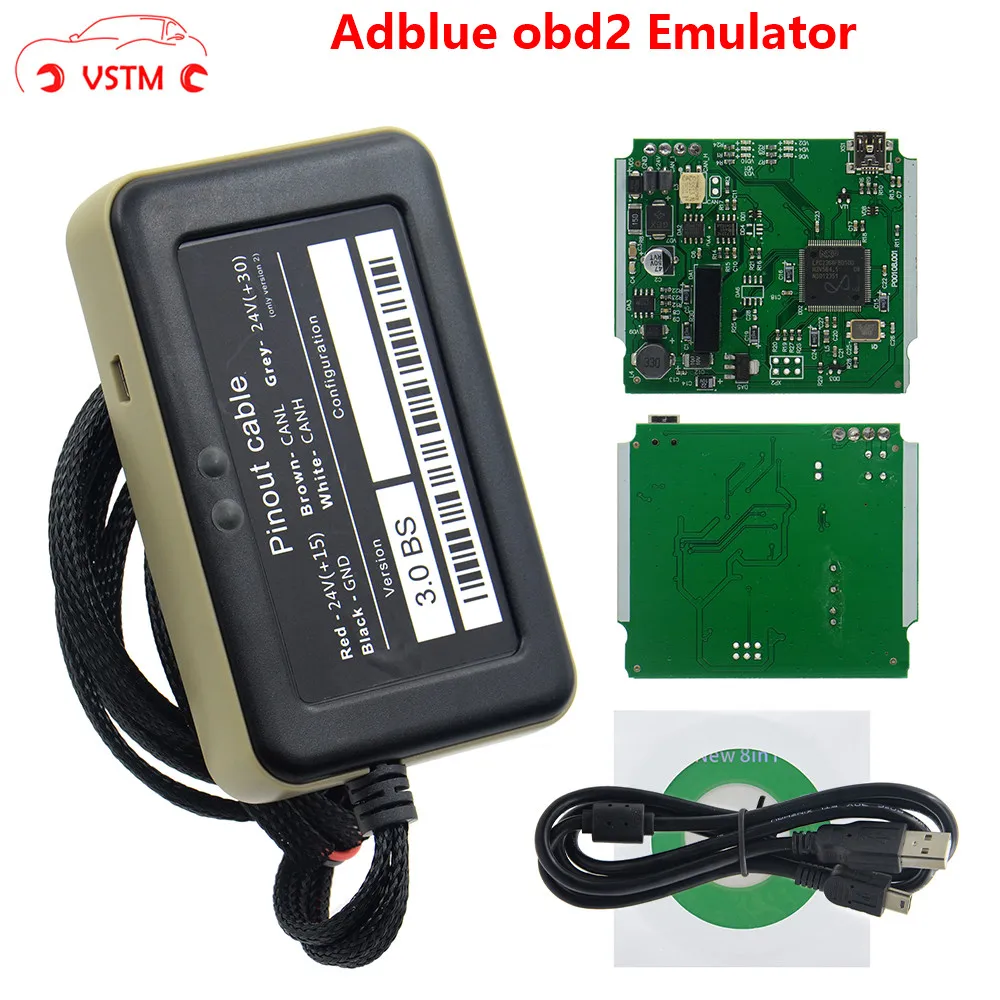 Эмулятор Adblue 8 в 1 инструмент для диагностики автомобиля V3.0 с датчиком Nox эмулятор
