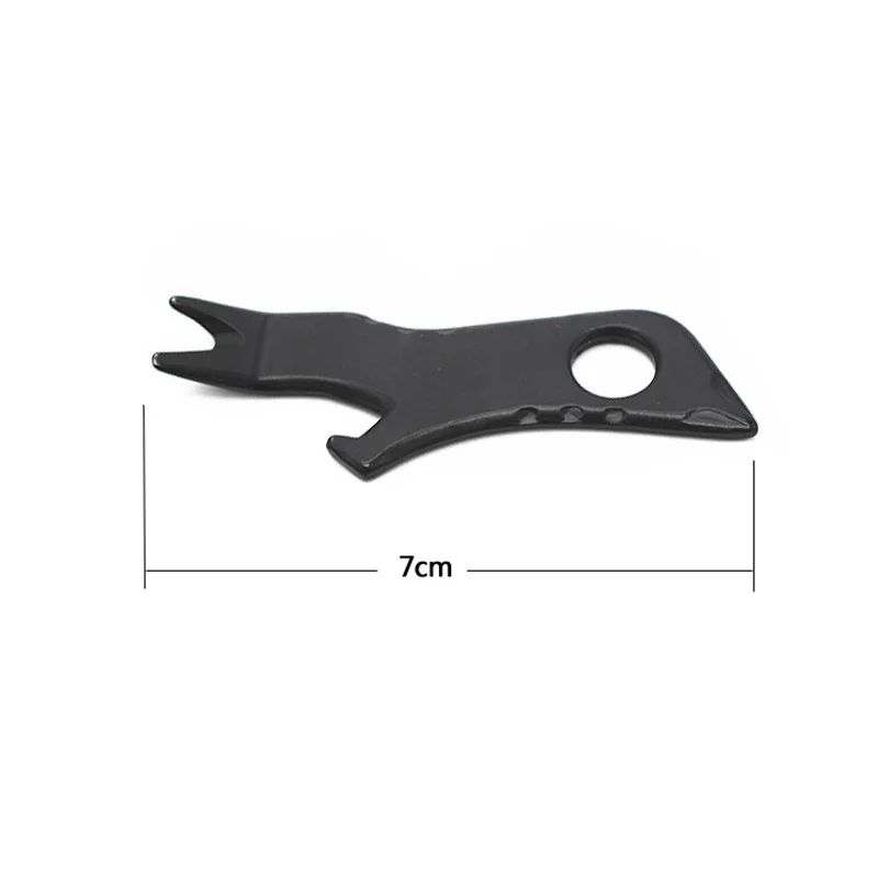7-In-1 Keychain Multifunctional Tool Bottle Opener Screwdriver Durable Outdoor Camping Hiking Equipments Mini Survival | Спорт и
